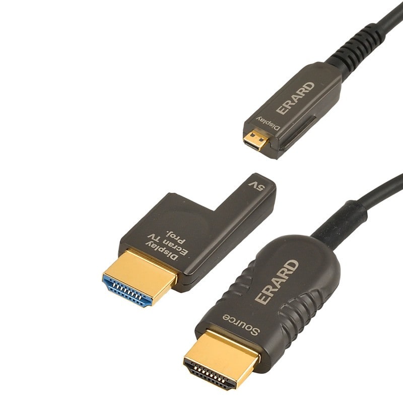 Erard - Cordon HDMI fibre optique UHD 4K longueur 15m