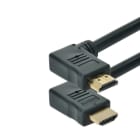 Erard D3c - Cordon HDMI A M-M coude a 90 LATeRAL - 4K - Ultra HD - OR - 3m
