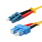 Erard D3c - Jarretiere OS2 Diametre de fibre 50-125 LC-SC 0,5m