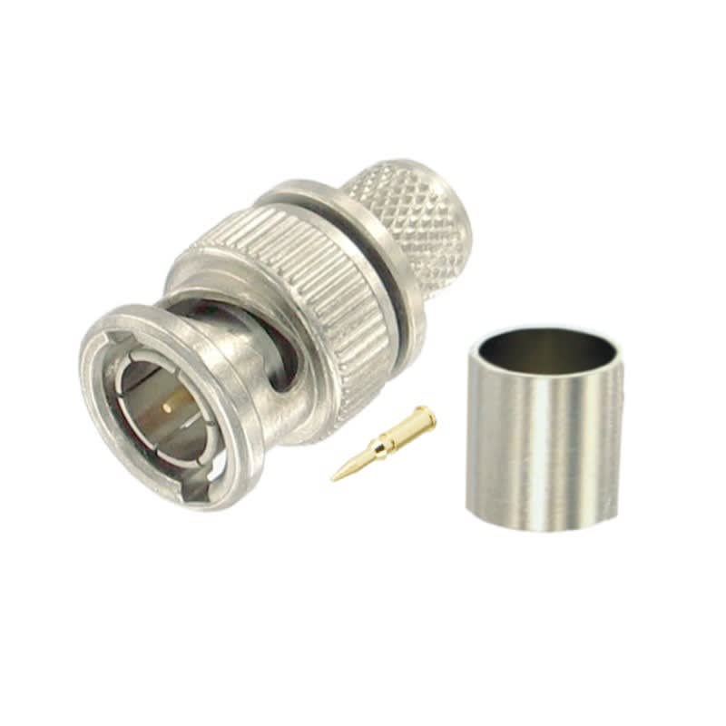 Erard - Connecteur BNC Mâle à sertir 50 ohms RG214
