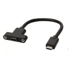 Erard - Cor de façade USB 3.1 type C Femelle / USB C Mâle 0.2m