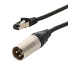 Erard - Cordon XLR 3 broches M / RJ45 M - connecteurs NEUTRIK - câble 6a S/FTP - 1m