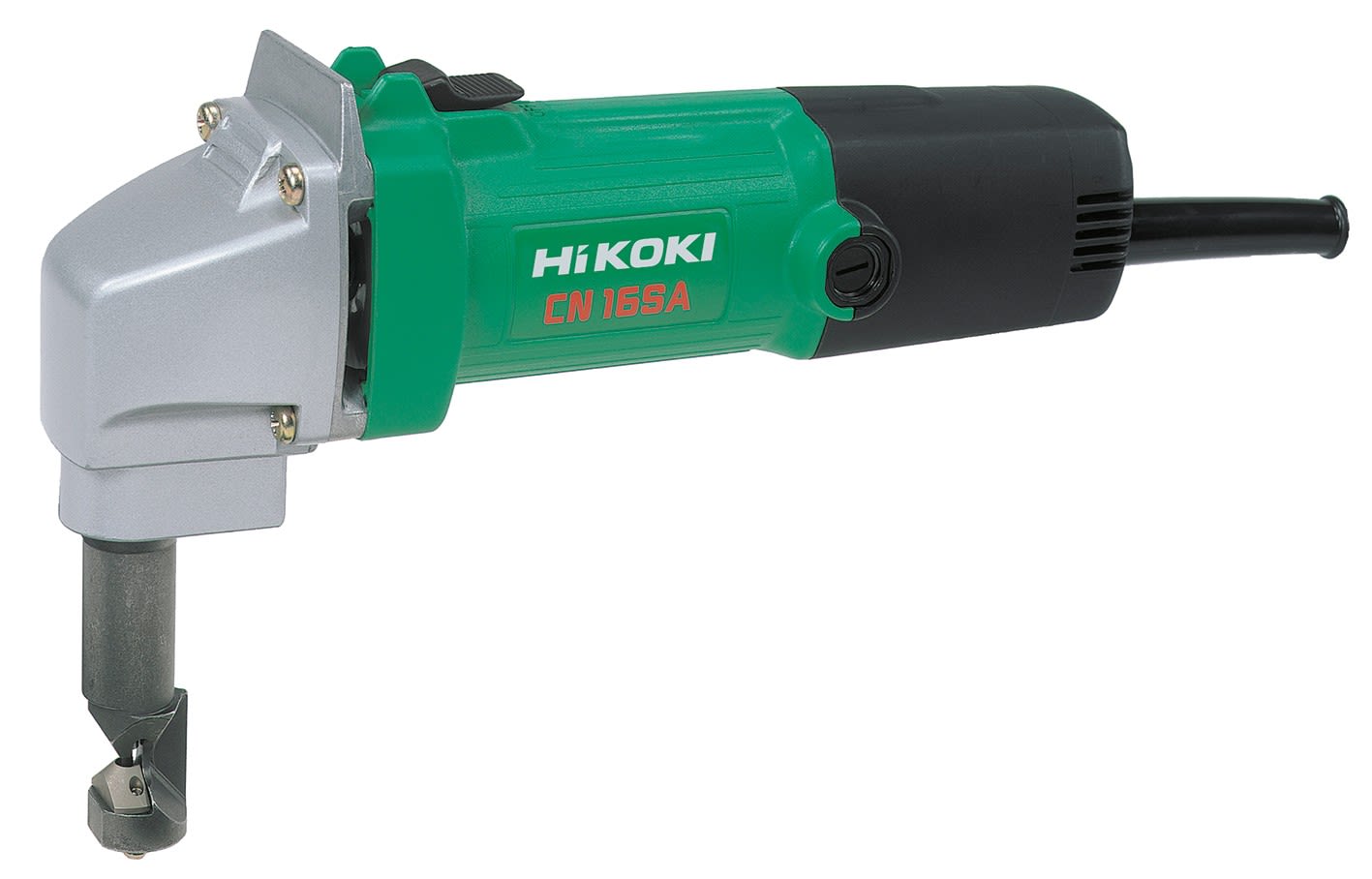 Hikoki Power Tools - Grignoteuse 400W, capacité acier 1.6mm, alu 2,3mm, largeur cpe 5mm, rayon 40mm