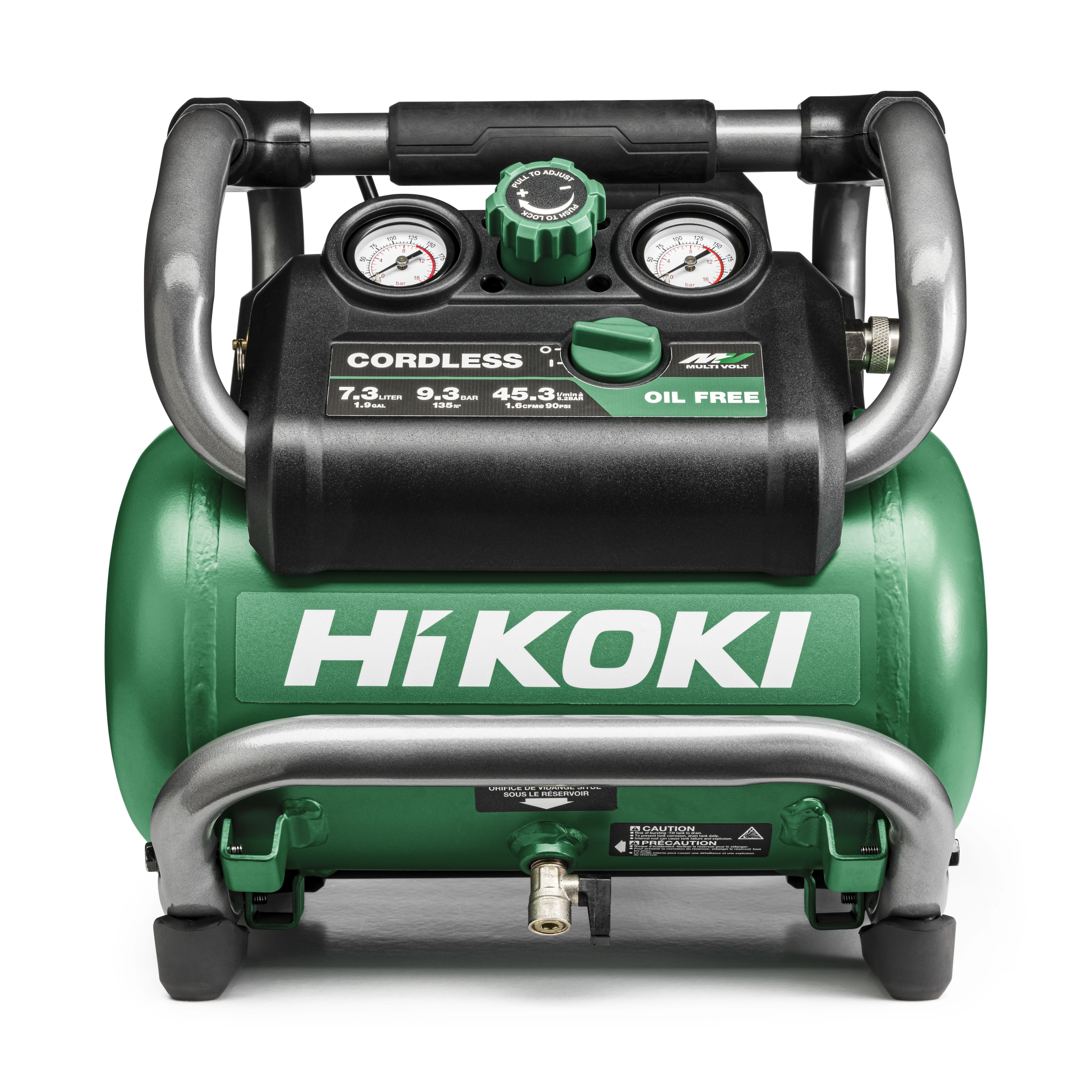 Hikoki Power Tools - Compresseur 36V - 7,6 l - 135 PSI - compatible ET36A - carton