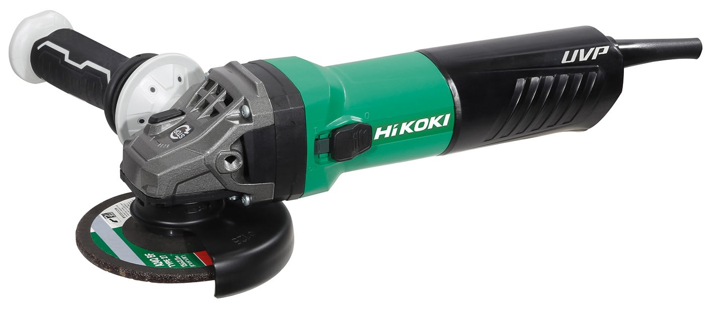 Hikoki Power Tools - Meuleuse Ø125mm 1250W frein mécanique prot. Anti-vibration UVP en carton 2,7kg