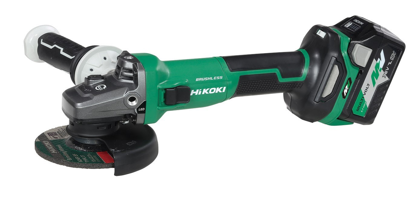 Hikoki Power Tools - Meuleuse Ø125mm MultiVolt 36/18V 2,5/5Ah Brushless inter.autobloquant HitCase