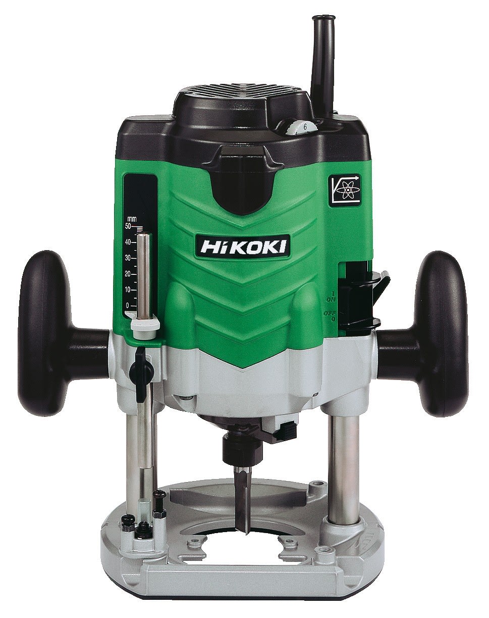 Hikoki Power Tools - Défonceuse 2000W mandrin 12mm carton vit. à vide 8000-22000tr/mn base Ø180x70mm