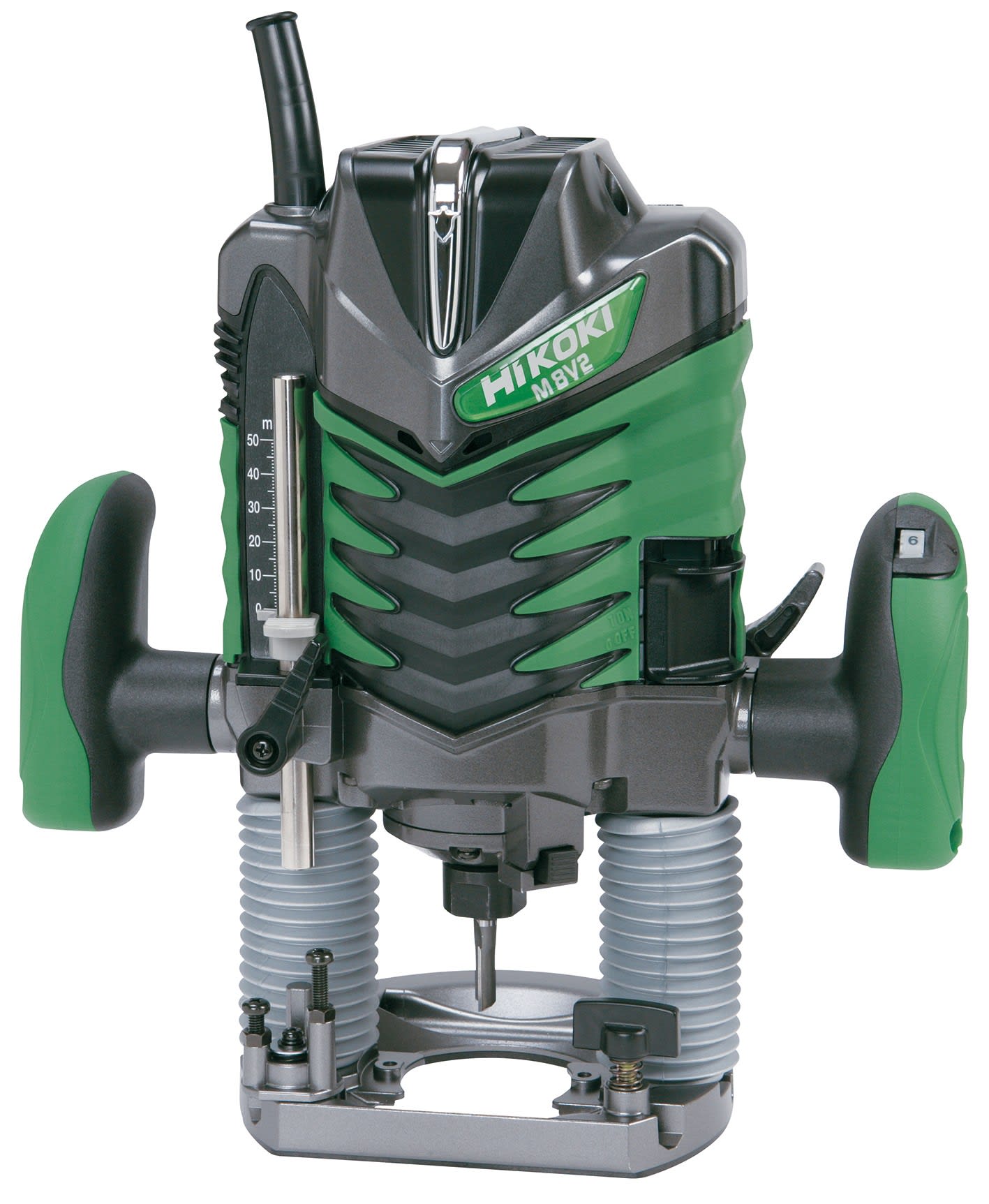Hikoki Power Tools - Défonceuse 1150W mandrin 8mm coffret vit. à vide 11000-25000tr/mn, descente 60mm