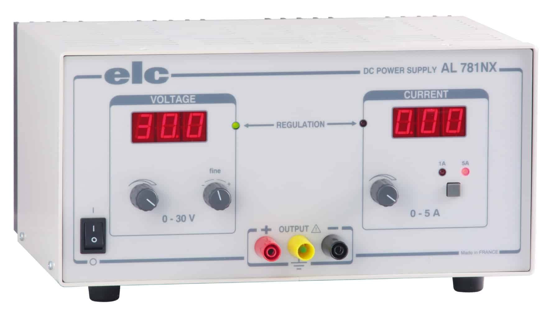 ELC - Alimentation digitale reglable 0-30V et 0-5A