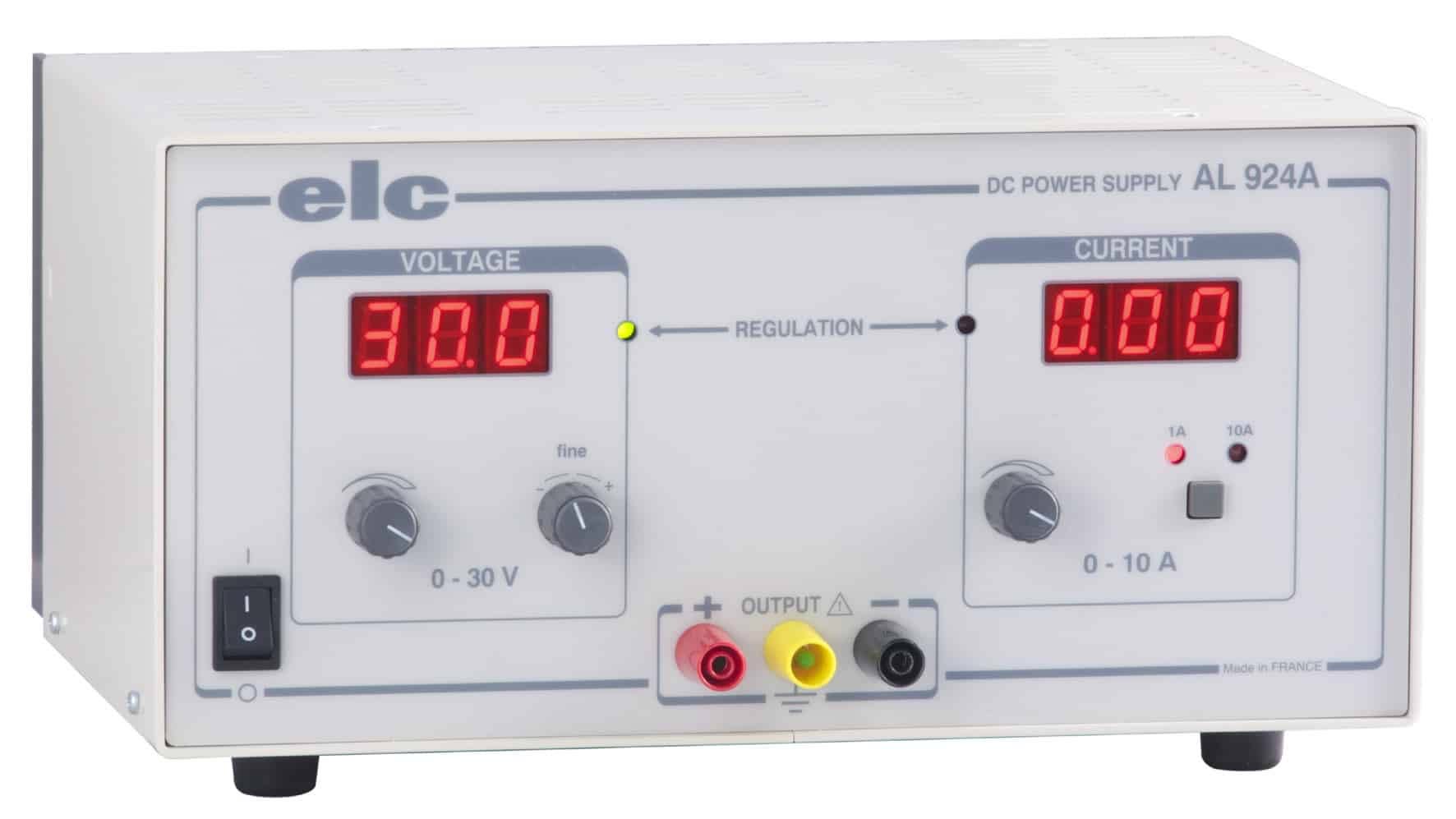 ELC - Alimentation digitale reglable 0 30V et 0 10A
