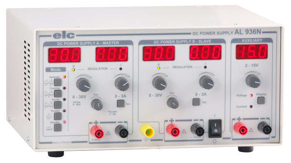 ELC - Alim tripl 2x(0-30V 0-3A) ou 0-60V ou ± 0 30V;0-3A ou 0-30V0-6A + aux 2-15V3A