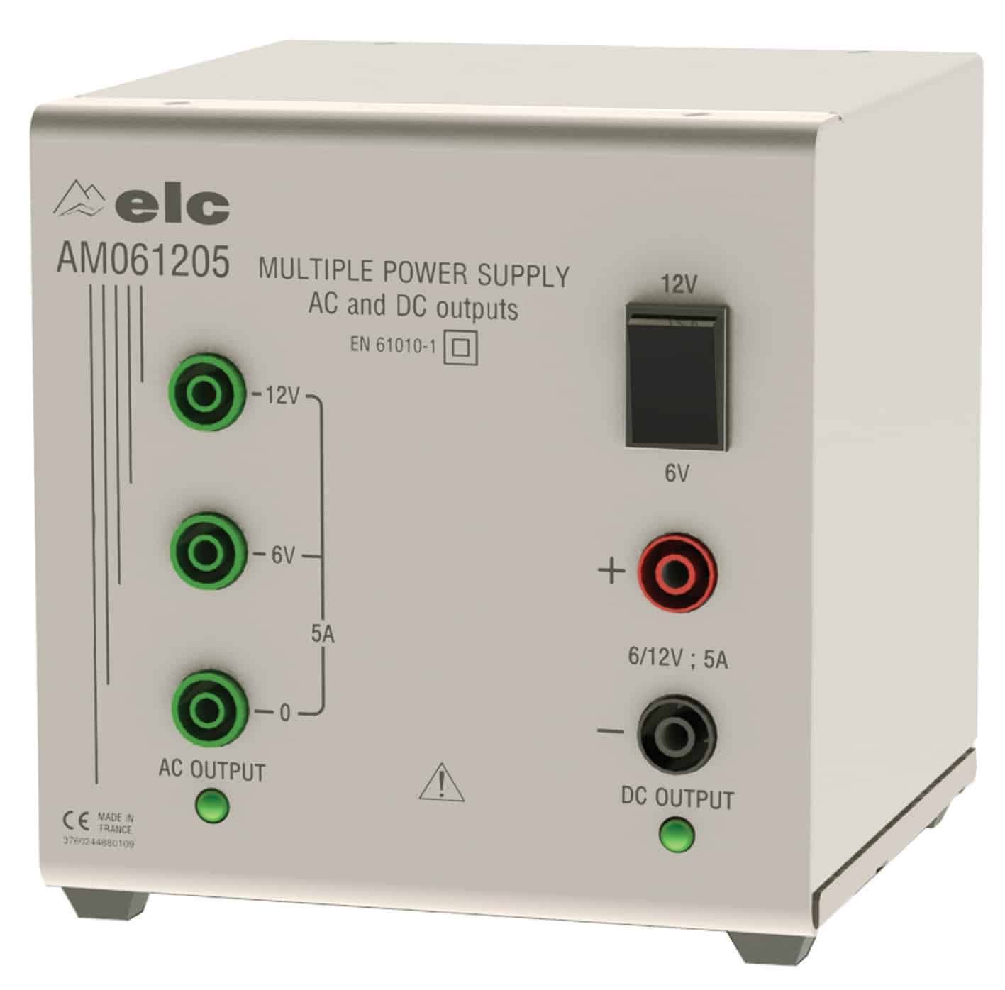 ELC - Alimentation 6 ou 12V 5A cc ca