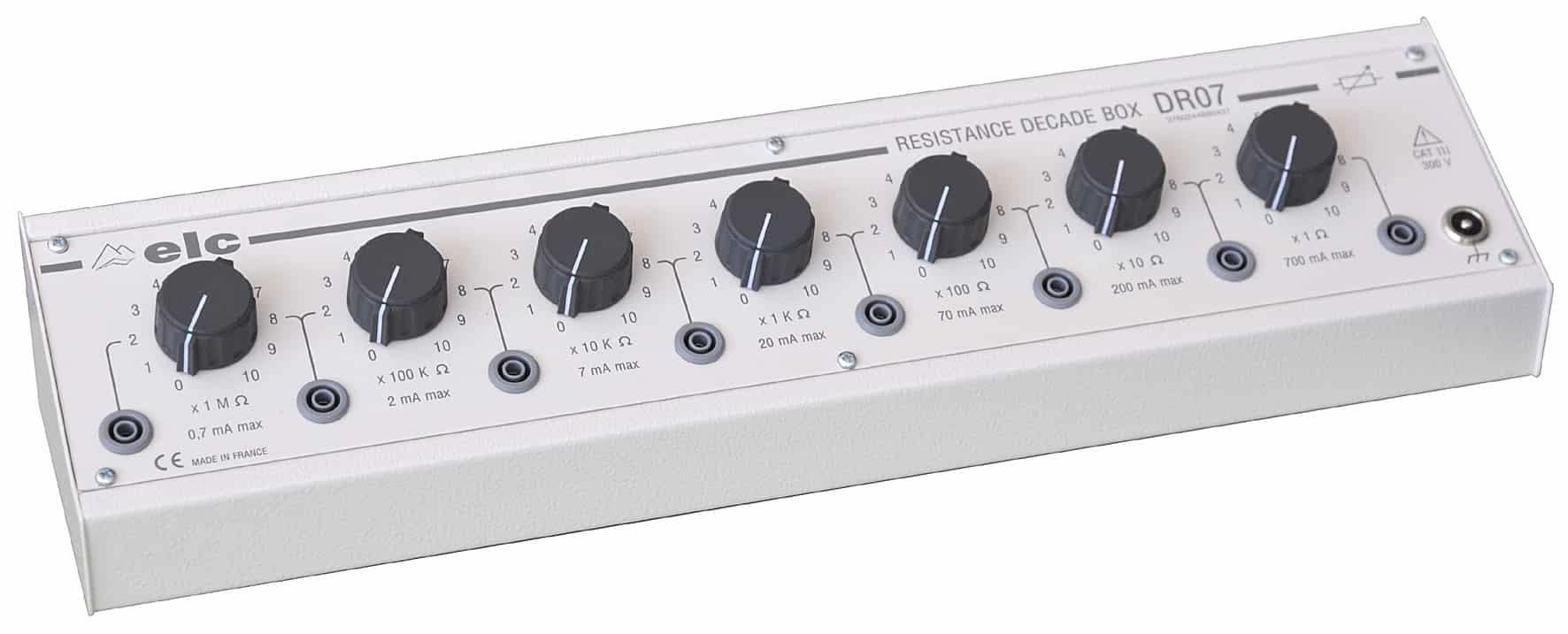 ELC - 7 decades resistances 1% 1 ohm à 11,111 110 Mohms