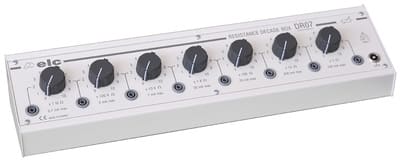 ELC - 7 decades resistances 1% 1 ohm à 11,111 110 Mohms
