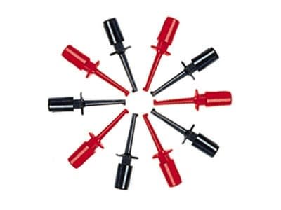 ELC - Jeu de 10 grips rouge / noir 40mm umax. : 60Vdc