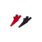 ELC - Jeu de pinces crocodiles isolees 660V dc rouge / noir