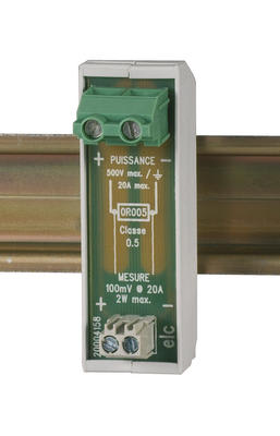 ELC - Shunt 100mV 20A rail DIN