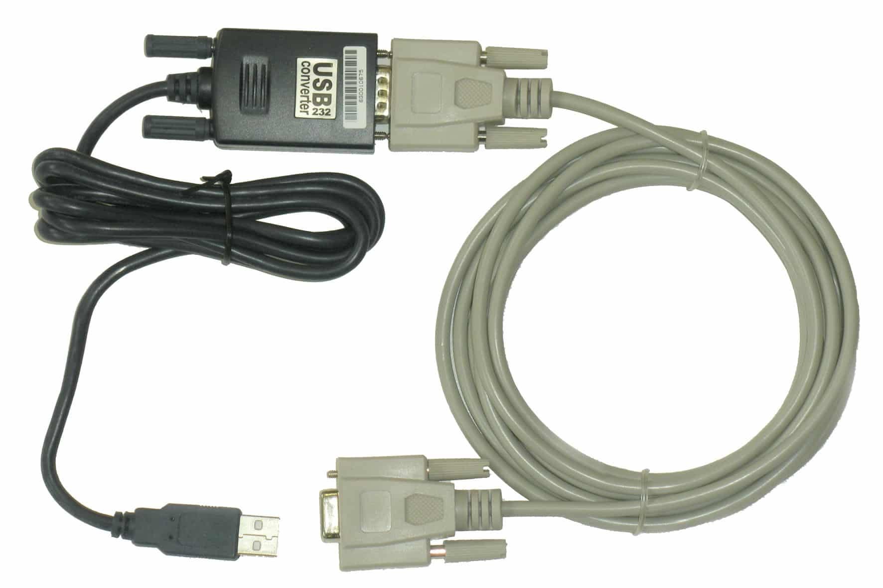 ELC - Kit adaptateur USB RS232 + cordon null modem