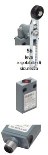 Pizzato - Interrupteur précablé à levier rotatif réglable à galet