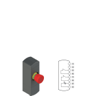 Pizzato - Boîtiers de commande série BN avec 1 dispositif