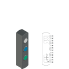 Pizzato - Boîtiers de commande série BN avec 3 dispositifs