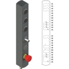 Pizzato - Boîtiers de commande série BN avec 6 dispositifs