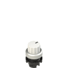 Pizzato - Sélecteur lumineux à bouton tournant, 3 positions, blanc avec marquage