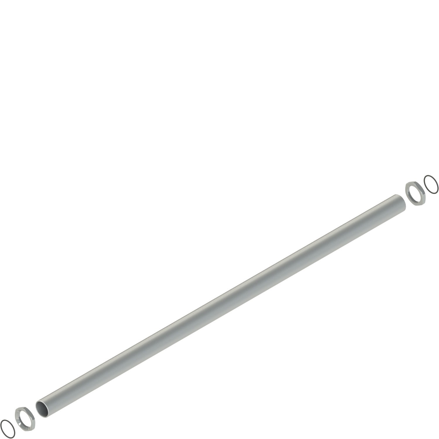 Pizzato - Tube fileté en aluminium, L=660 mm