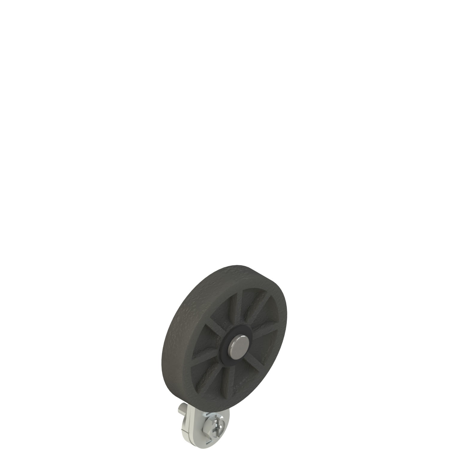 Pizzato - Levier droit à galet en caoutchouc Ø 50 mm