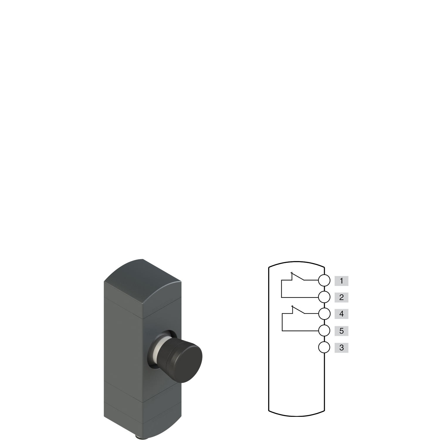 Pizzato - Boîtiers de commande série BN avec 1 dispositif