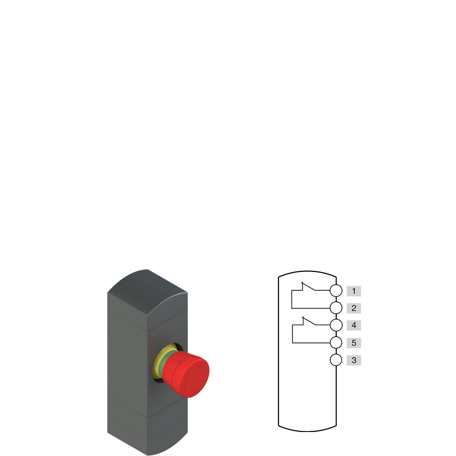 Pizzato - Boîtiers de commande série BN avec 1 dispositif