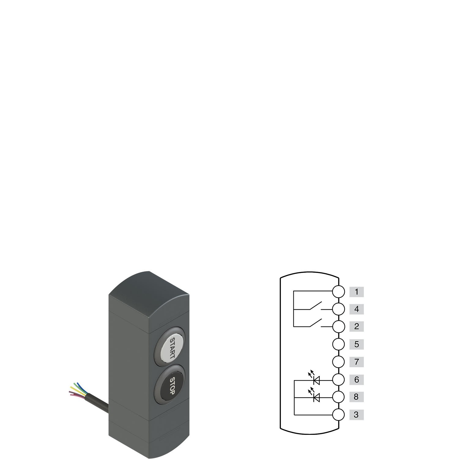 Pizzato - Boîtiers de commande série BN avec 2 dispositifs