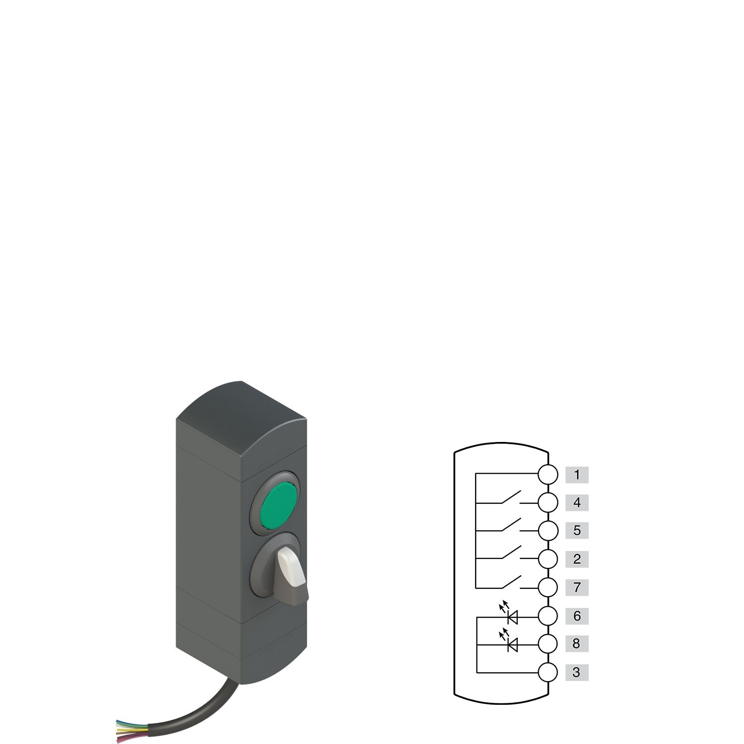 Pizzato - Boîtiers de commande série BN avec 2 dispositifs