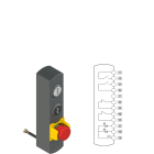 Pizzato - Boîtiers de commande série BN avec 3 dispositifs