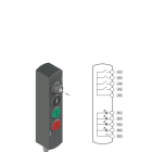 Pizzato - Boîtiers de commande série BN avec 4 dispositifs