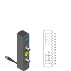 Pizzato - Boîtiers de commande série BN avec 4 dispositifs