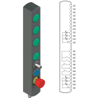 Pizzato - Boîtiers de commande série BN avec 7 dispositifs