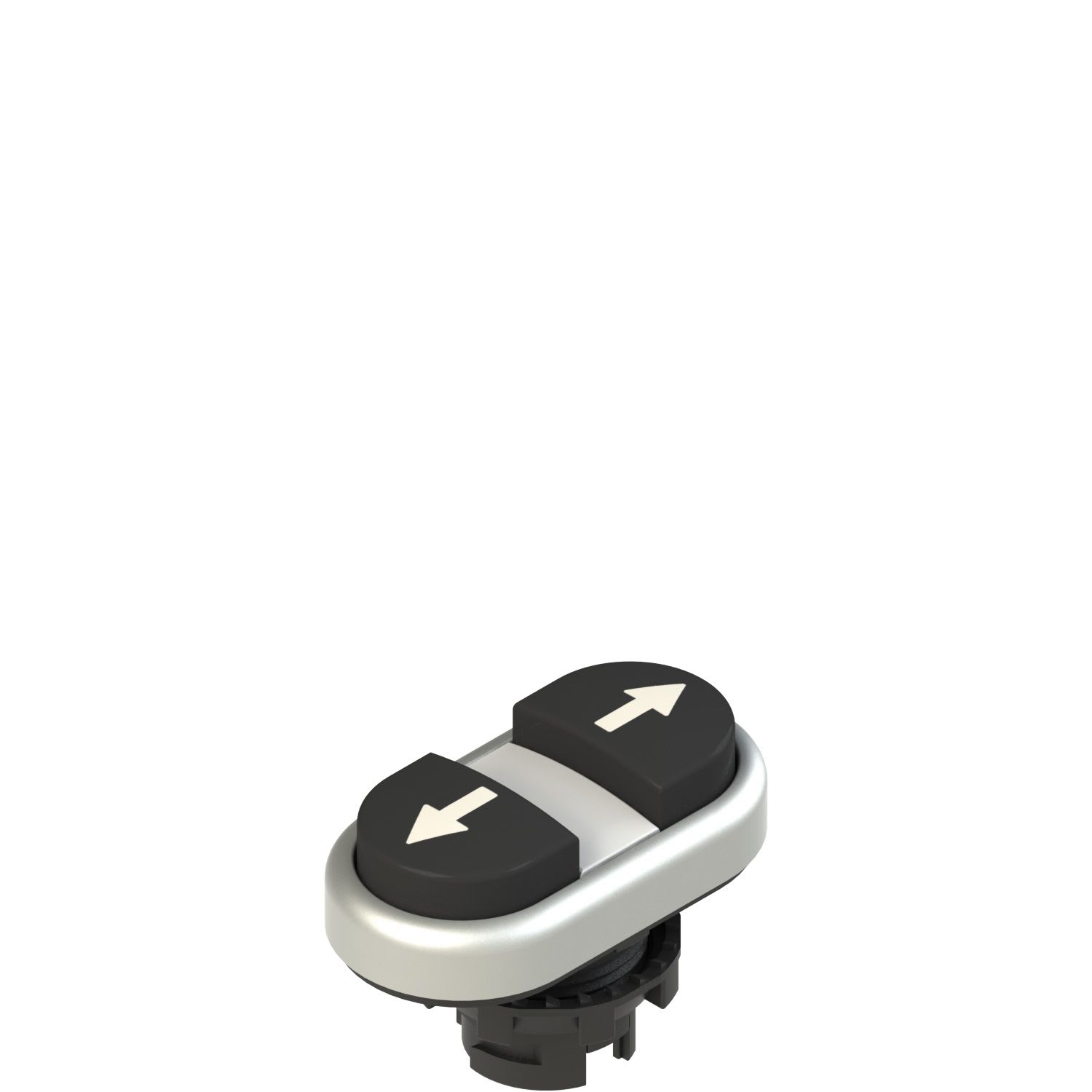 Pizzato - Bouton-poussoir double, inférieur dépassant, avec marquage