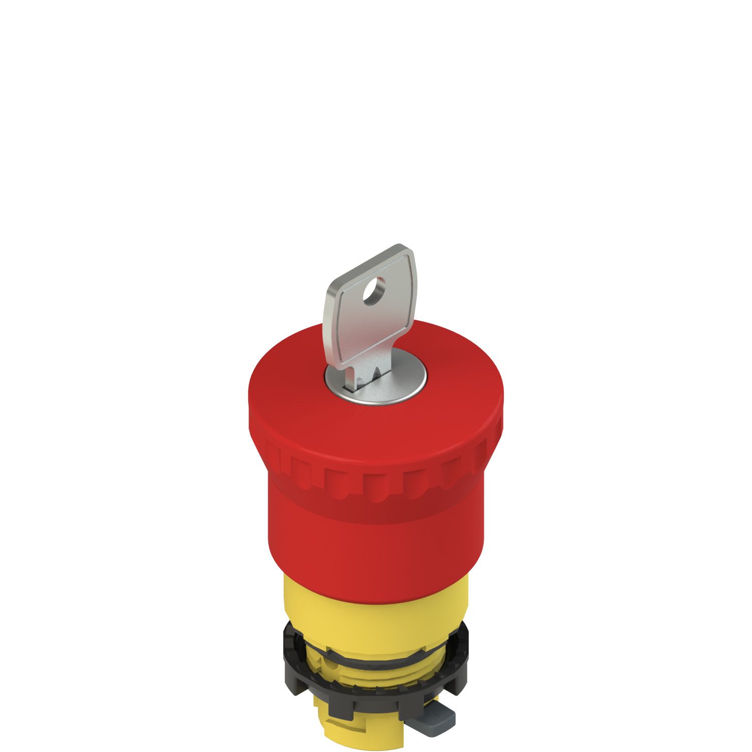 Pizzato - Bouton arrêt d'urgence avec déverrouillage par serrure