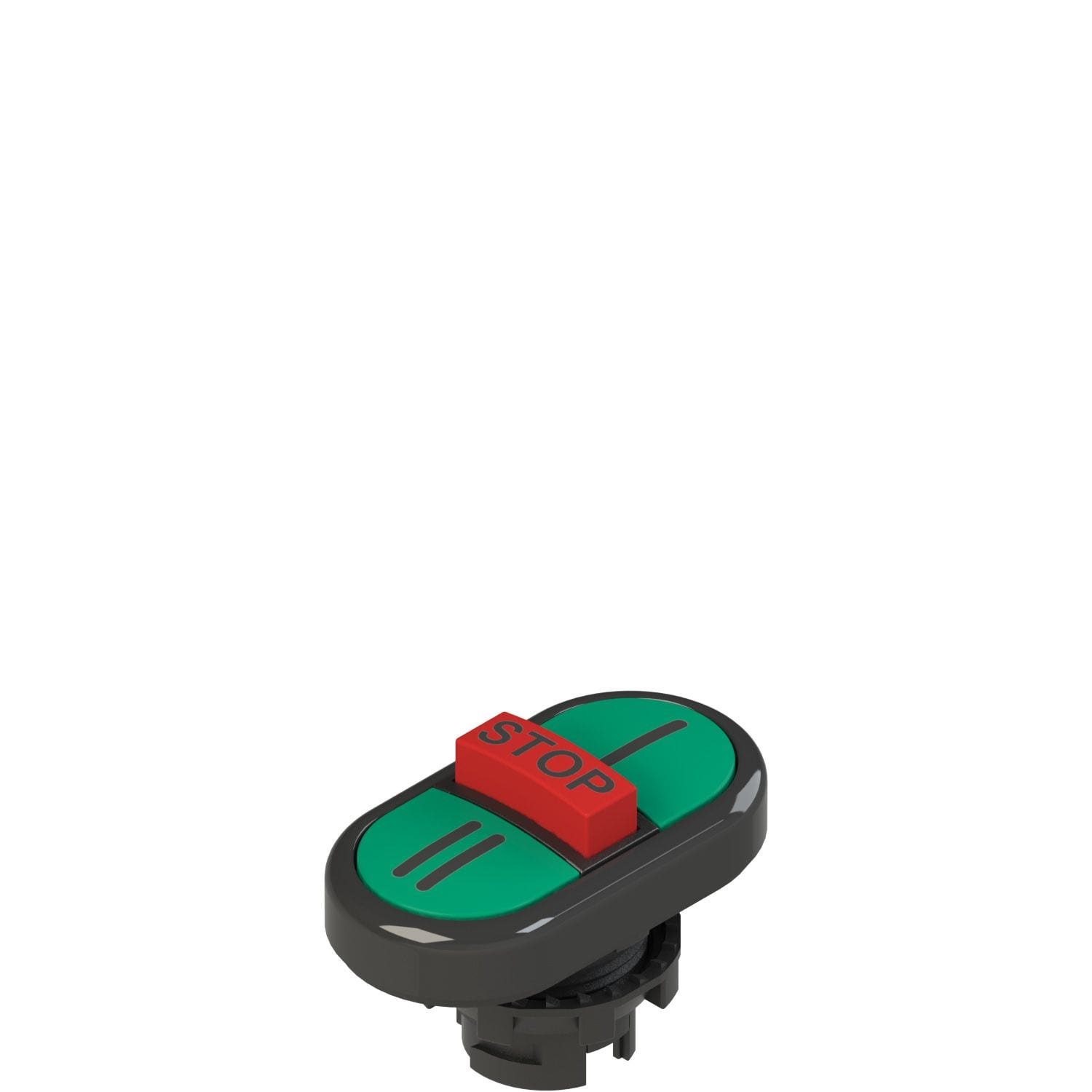 Pizzato - Bouton-poussoir triple, inférieur affleurant, avec marquage