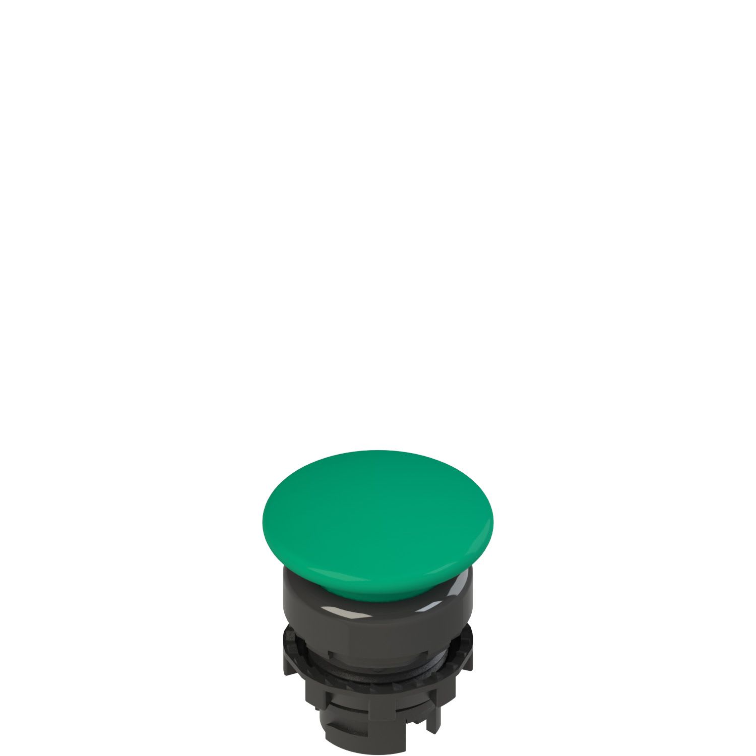 Pizzato - Bouton "coup de poing" lumineux, vert