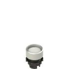 Pizzato - Bouton-poussoir lumineux encastré, blanc