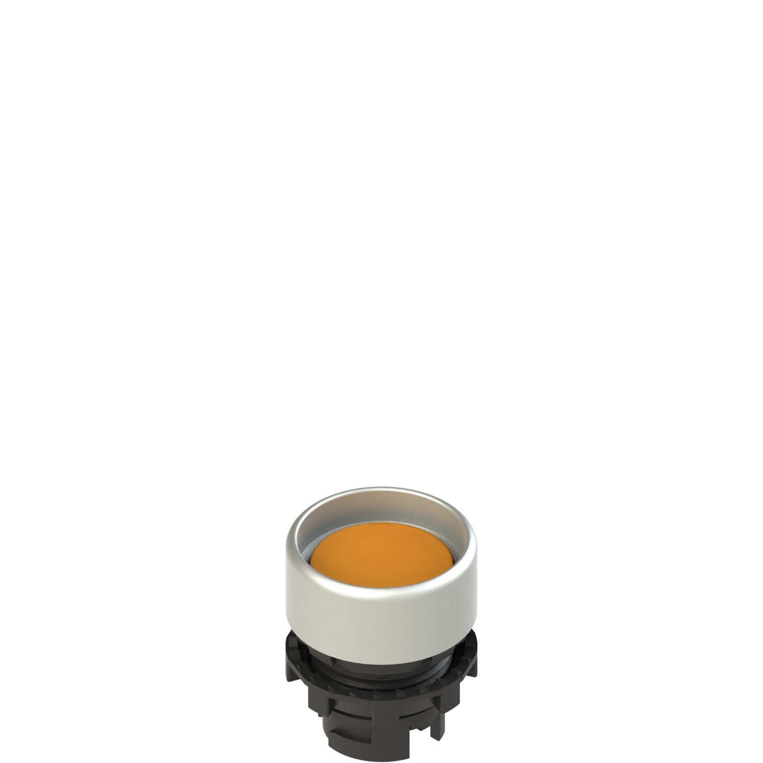 Pizzato - Bouton-poussoir lumineux encastré, orange