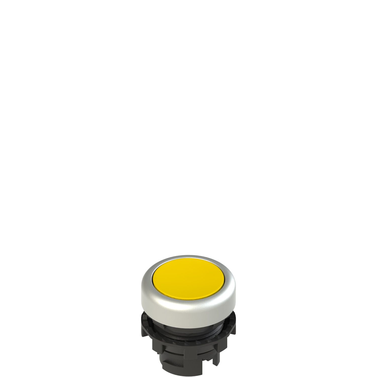 Pizzato - Bouton-poussoir lumineux affleurant, jaune