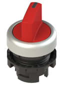 Pizzato - Sélecteur lumineux à manette, 2 positions, rouge avec marquage