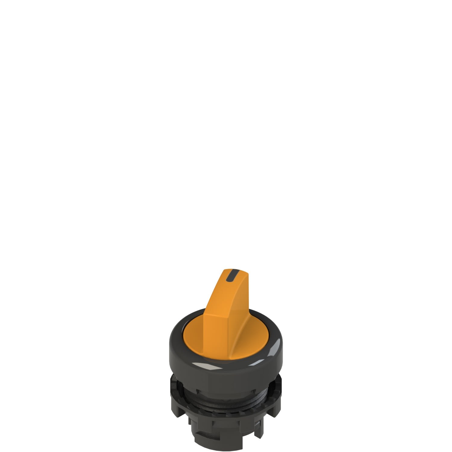 Pizzato - Sélecteur lumineux à manette, 2 positions, orange avec marquage