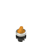 Pizzato - Sélecteur lumineux avec levier long, 2 positions, orange avec marquage