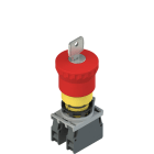 Pizzato - Produit complet avec bouton arrêt d'urgence, adaptateur de fixation et contacts