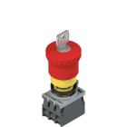 Pizzato - Produit complet avec bouton arrêt d'urgence, adaptateur de fixation et contacts