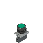 Pizzato - Produit complet avec bouton-poussoir, adaptateur de fixation et contacts